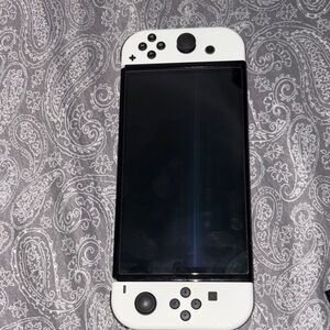 Nintendo Oled Handheld Console - Black and White